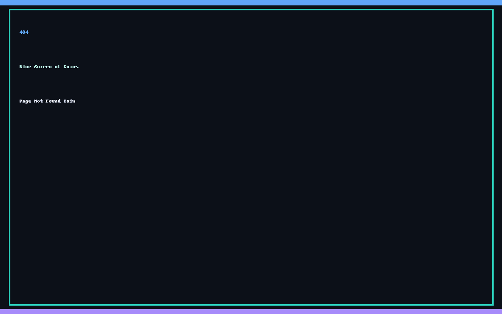 Blue Screen of Gains